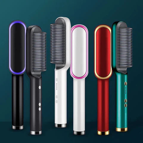 Hair Straightener Brush – Random Color