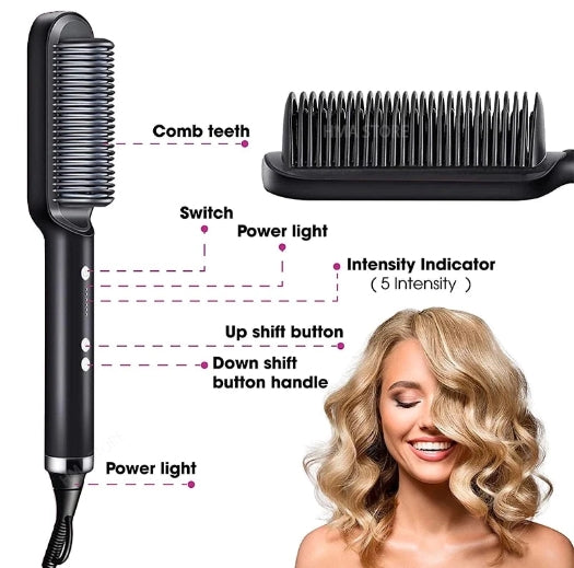 Hair Straightener Brush – Random Color