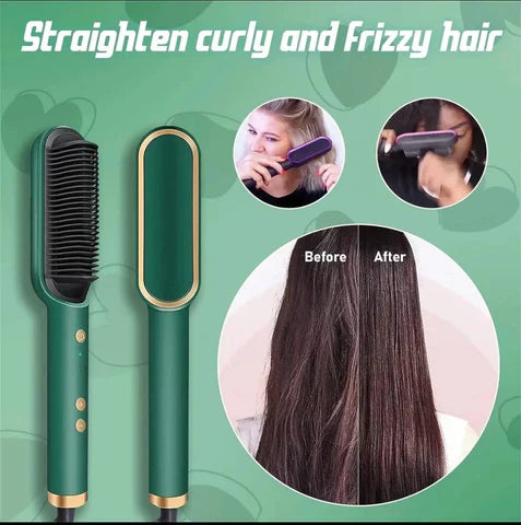 Hair Straightener Brush – Random Color