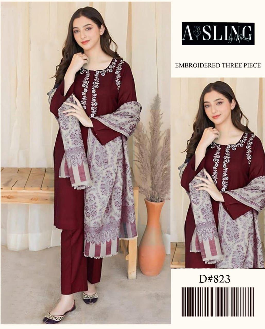 Women,s Unstiched 3 Piece Lawn suite